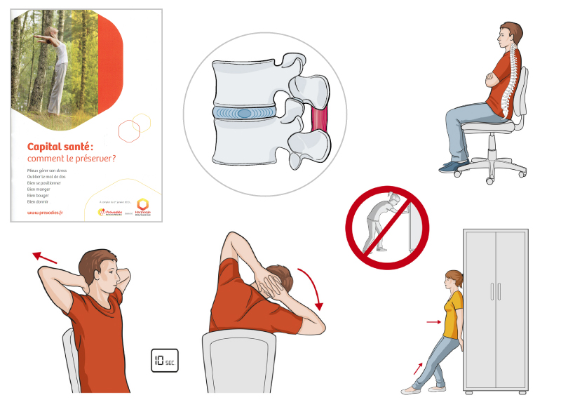 illustration scientifique les bons gestes